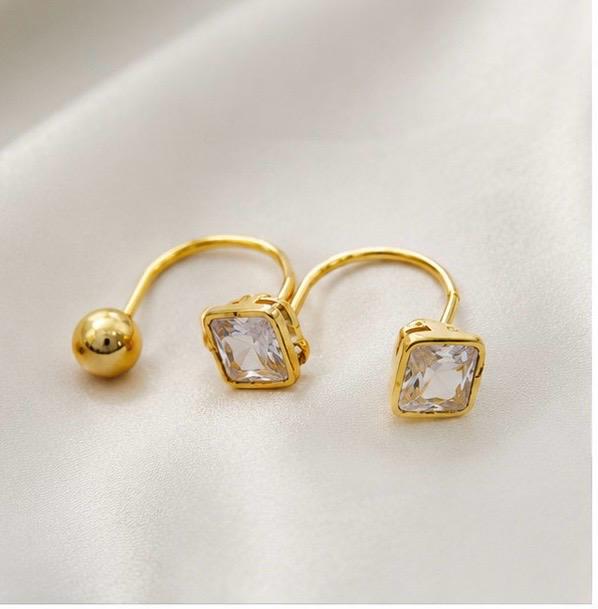Aurora Square Ear Cuffs