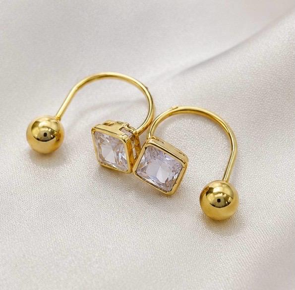 Aurora Square Ear Cuffs