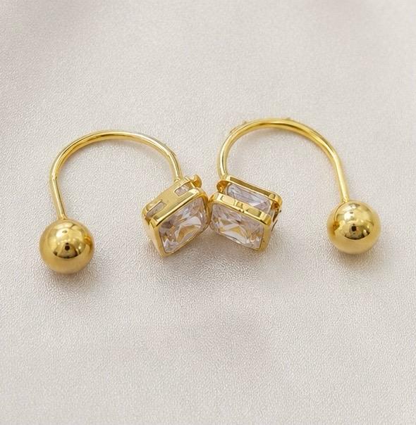 Aurora Square Ear Cuffs