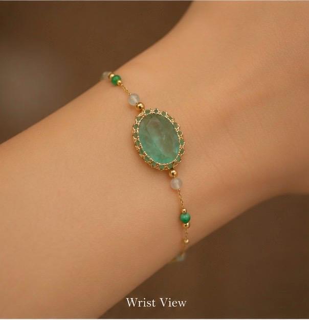 Emerald Bloom Bracelet
