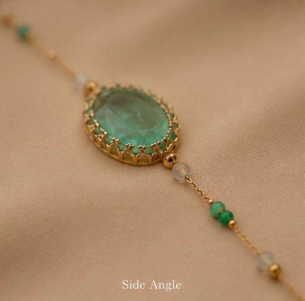 Emerald Bloom Bracelet