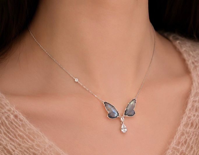 Moonwing Butterfly Necklace